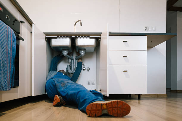 Professional Drain Cleaning technician working in Chesterton, IN